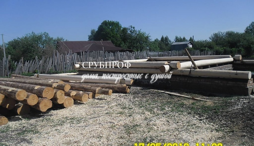 Сруб ручной рубки 8,5х8,5
