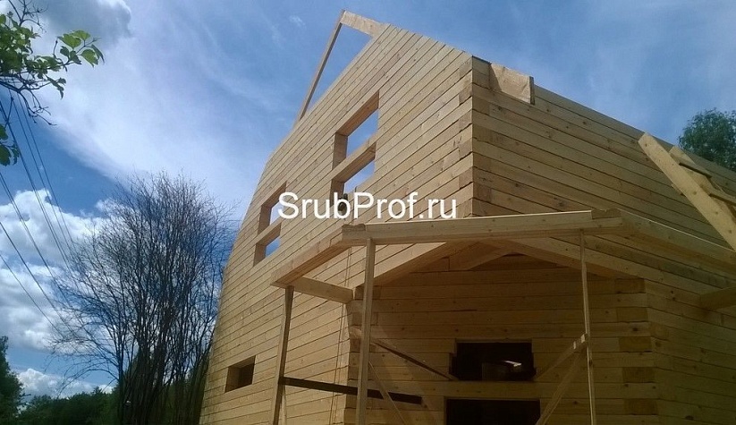Дом из бруса 7х10 Рогово