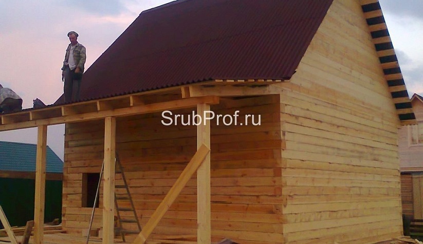 Баня из бруса 6х6