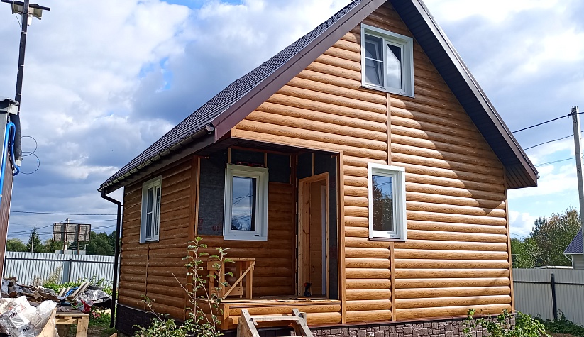 Обшивка дома снаружи с утеплением и отделкой внутри