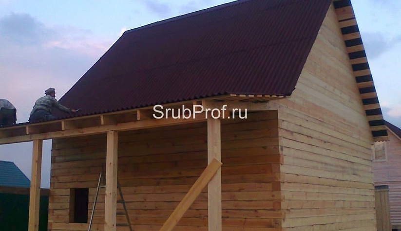Баня из бруса 6х6