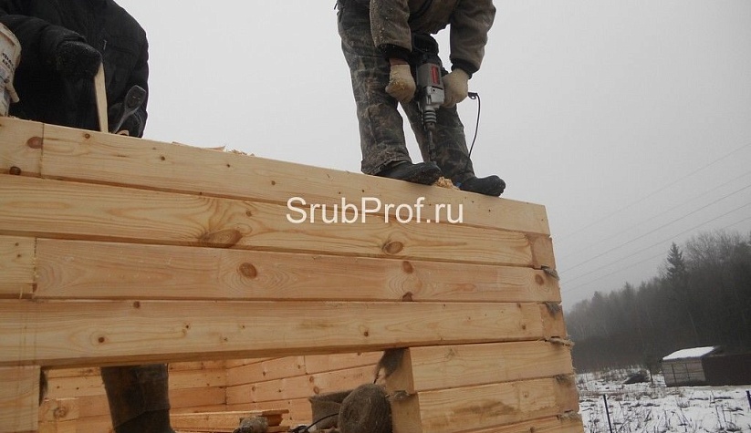 Дом из профилированного бруса 7,5х8,5