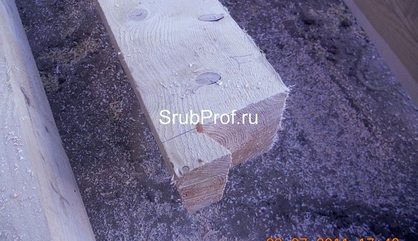 Дом из бруса 8х10 под усадку