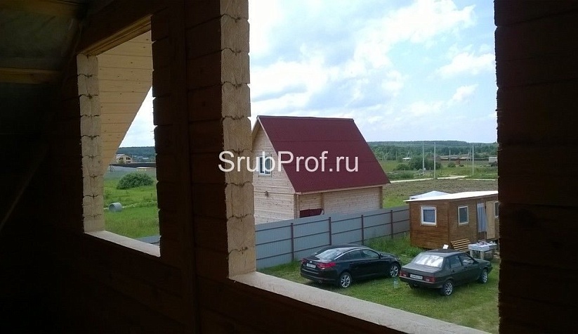Отделка дома из профилированного бруса
