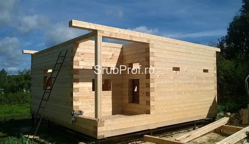 Баня из профилированного бруса 6х6