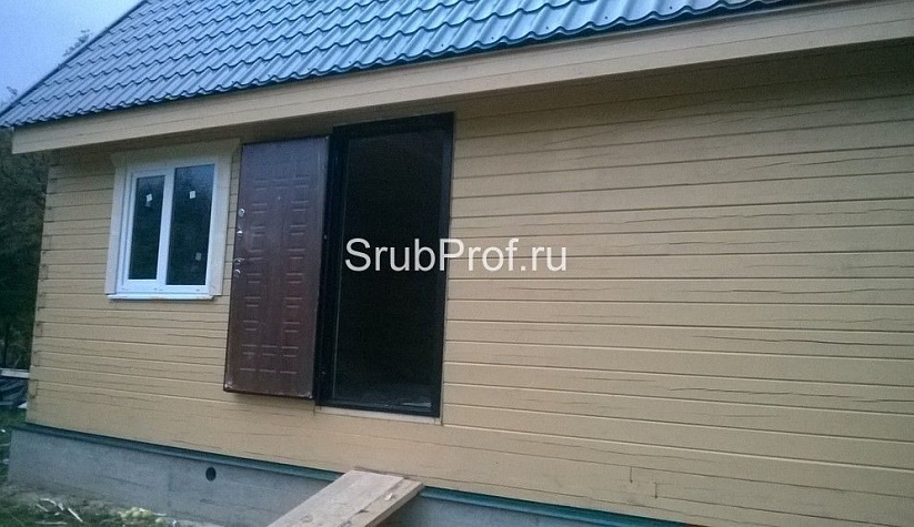 Отделка дома из профилированного бруса под ключ 6х8