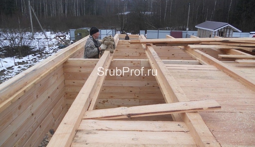 Дом из профилированного бруса 7,5х8,5