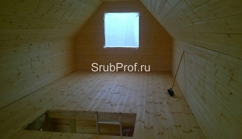 Отделка дома из профилированного бруса под ключ 6х8