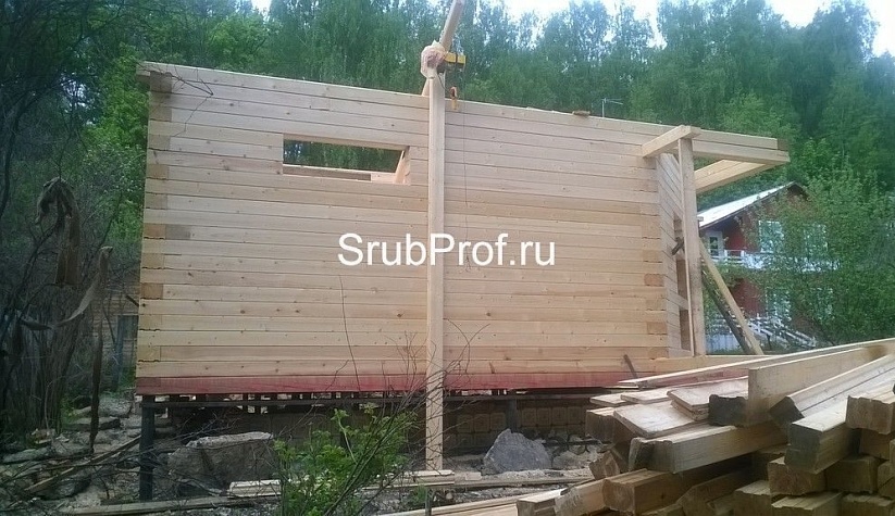 Дом из бруса 7х10 Рогово