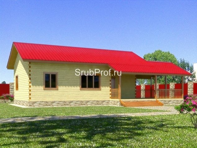 Дом из бруса Королев 6,5х11