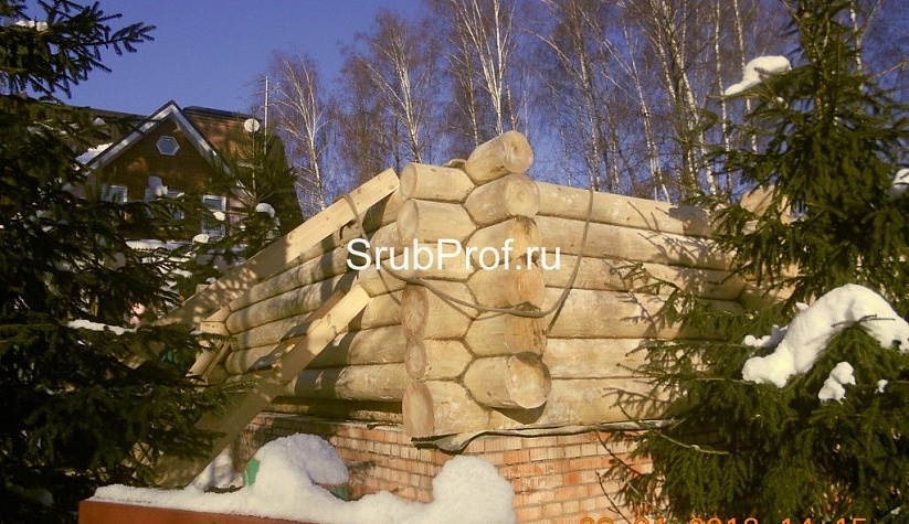 Дом из строганного бревна 7х7