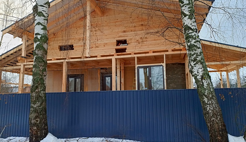 Второй этаж дома 10*8 Воровского