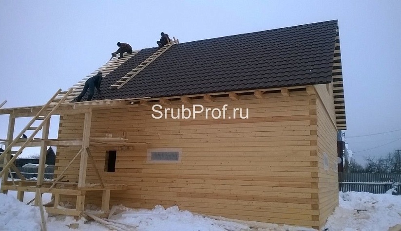 Дом из бруса 9 на 11 Калужская область
