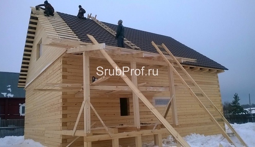 Дом из бруса 9 на 11 Калужская область