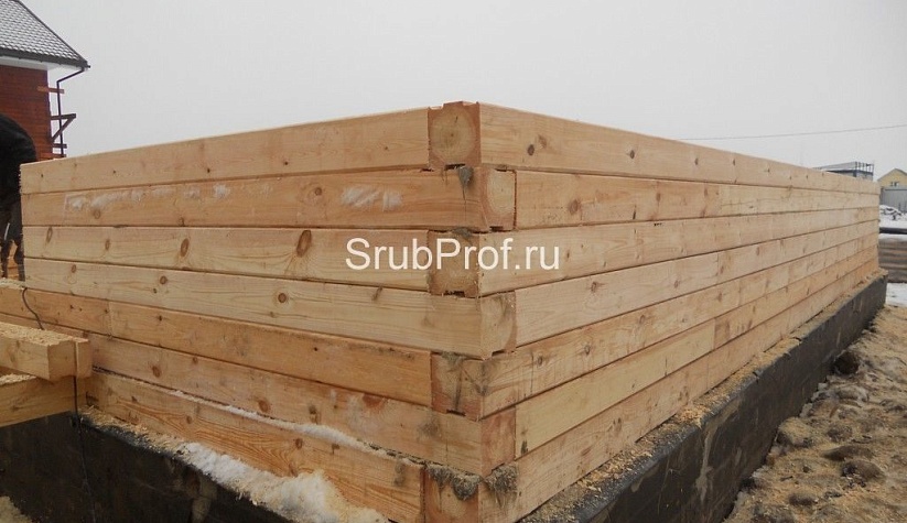 Дом из профилированного бруса 7,5х8,5