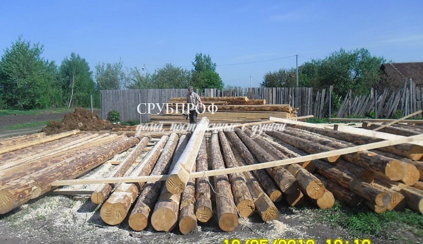 Сруб ручной рубки 8,5х8,5