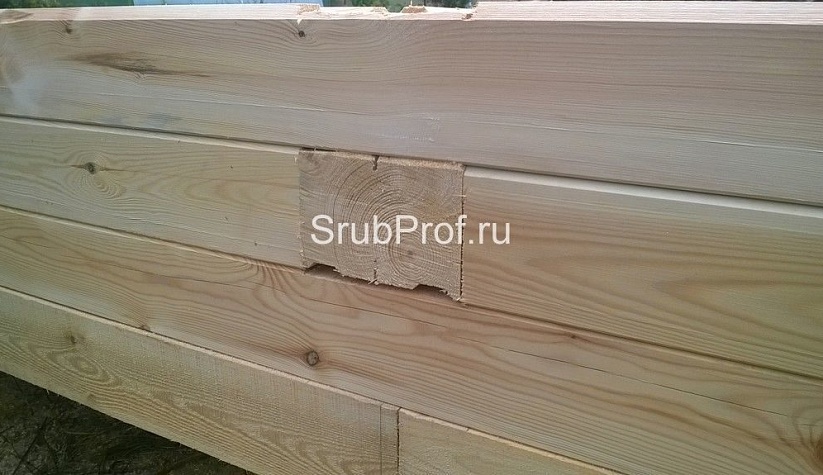 Баня из профилированного бруса 6х8 по проекту "Классная"
