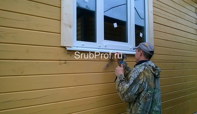 Отделка дома из профилированного бруса под ключ 6х8