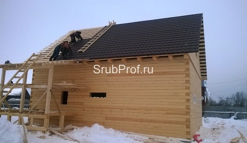 Дом из бруса 9 на 11 Калужская область