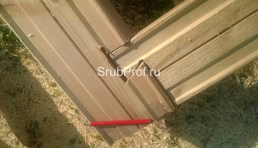 Одноэтажный дом из профилированного бруса 6х9