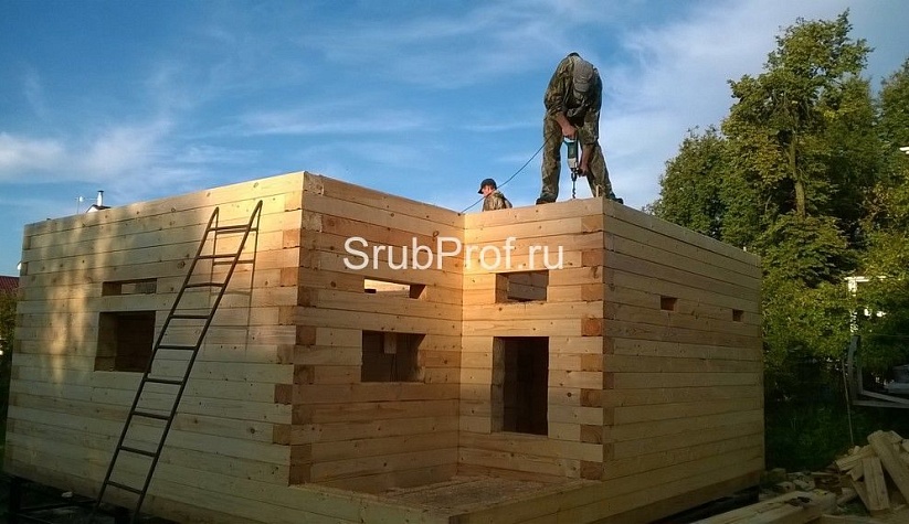 Баня из профилированного бруса 6х6