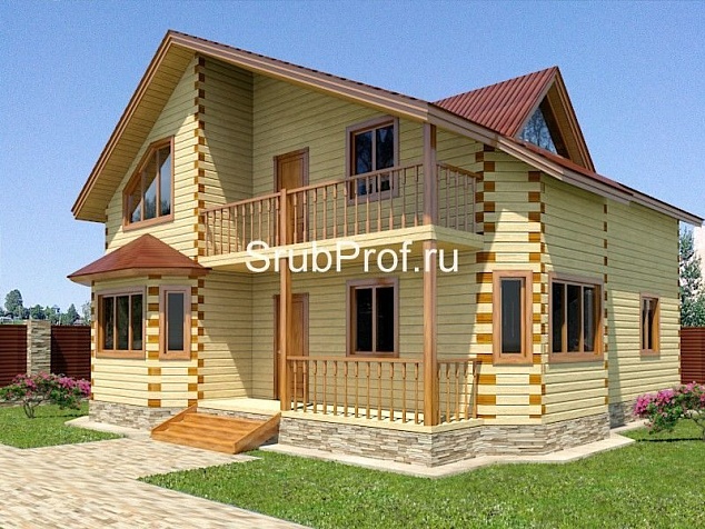 Дом из бруса Одинцово 9х10