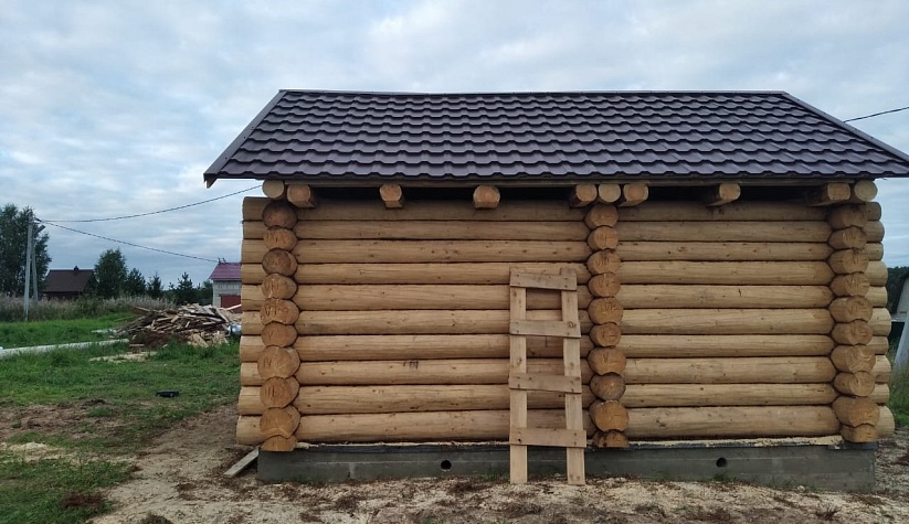 Баня дачная. Костромская область, Красносельский район. д.Марфино