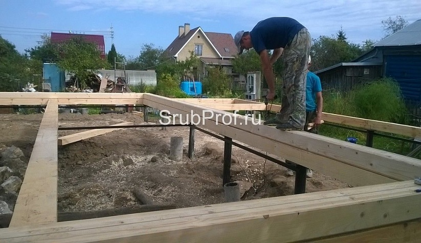 Одноэтажный дом из профилированного бруса 6х9