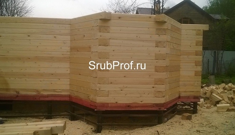 Дом из бруса 7х10 Рогово