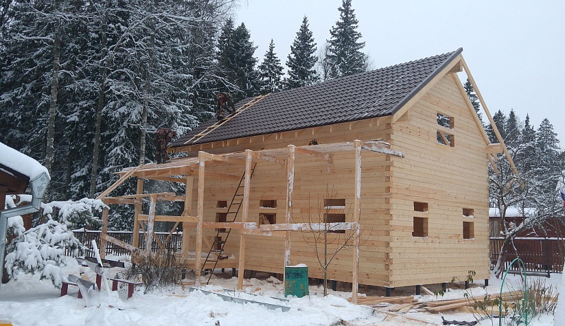 Дом из профилированного бруса 140*140,6*9м, Солнечногорск