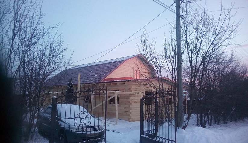Пристройка из профилированного бруса 145х145мм с утеплением