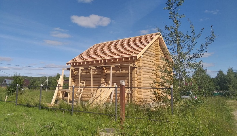 Дом 8х10м. Костромская обл., Красносельский район. д.Марфино