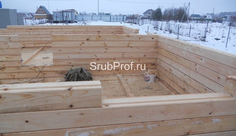 Дом из профилированного бруса 7,5х8,5