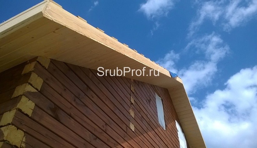 Отделка дома из профилированного бруса