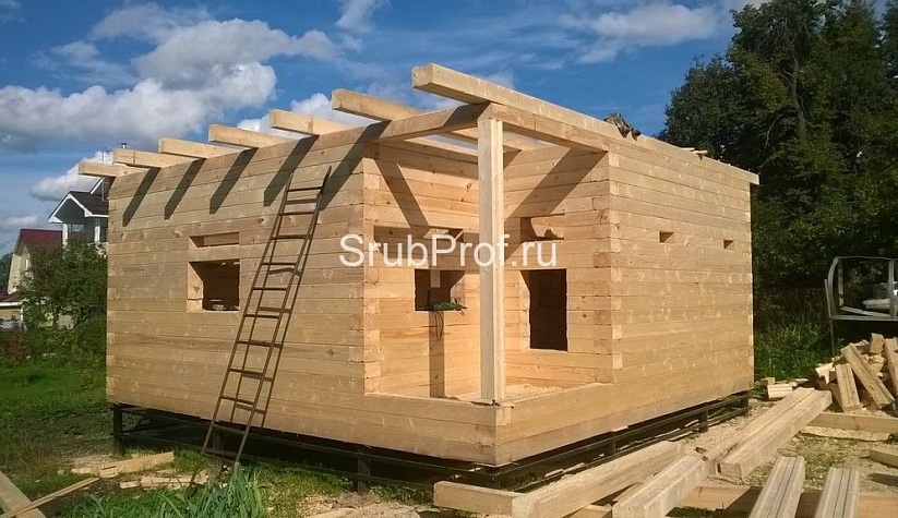 Баня из профилированного бруса 6х6