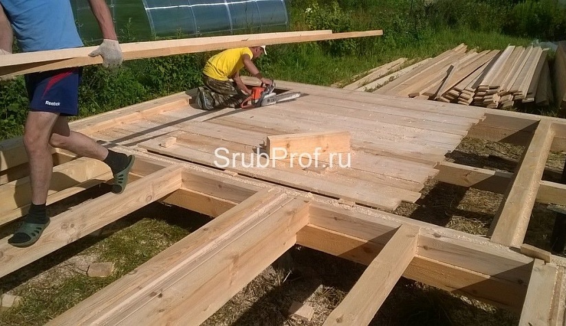 Баня из профилированного бруса 6х8 по проекту "Классная"