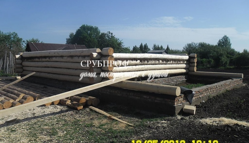 Сруб ручной рубки 8,5х8,5