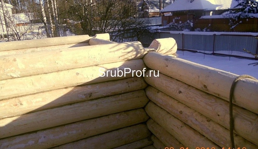 Дом из строганного бревна 7х7