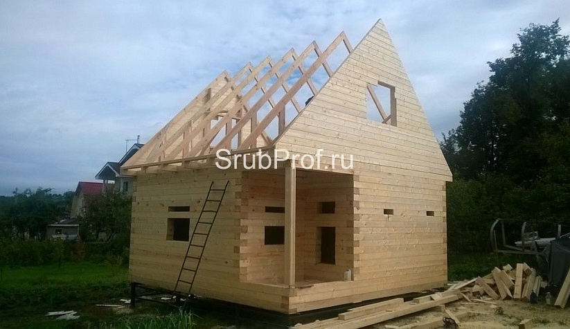 Баня из профилированного бруса 6х6