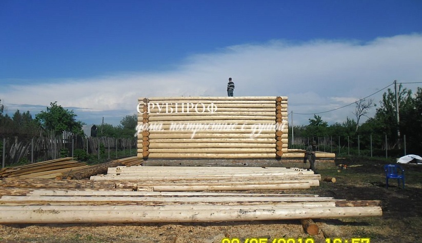 Сруб ручной рубки 8,5х8,5