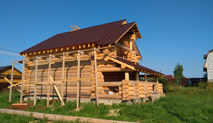 Дом 8х10м. Костромская обл., Красносельский район. д.Марфино
