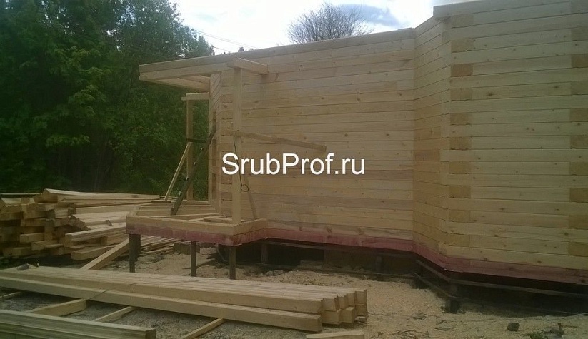 Дом из бруса 7х10 Рогово
