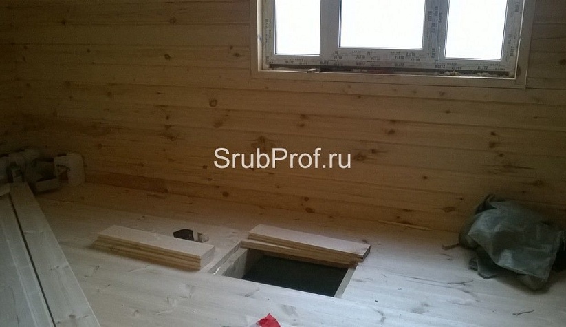 Отделка дома из профилированного бруса под ключ 6х8