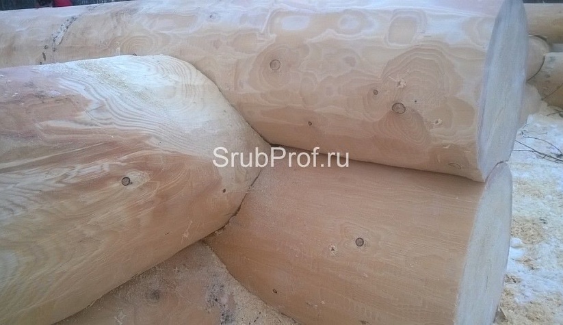 Строительство дома из строганного бревна 6х8