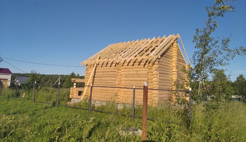 Дом 8х10м. Костромская обл., Красносельский район. д.Марфино