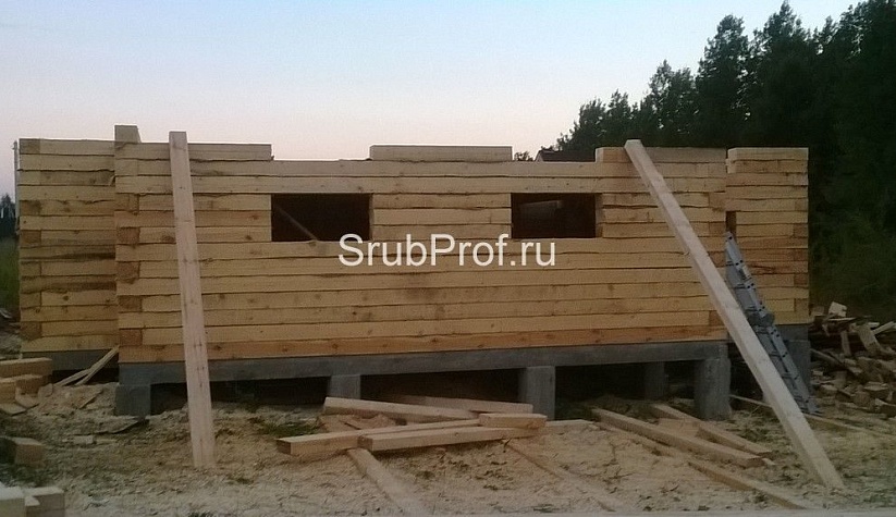 Дом из бруса 8х9