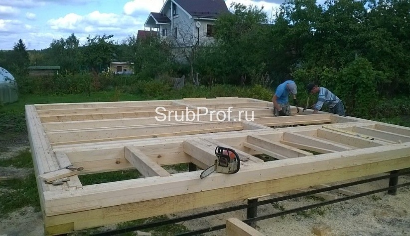 Баня из профилированного бруса 6х6