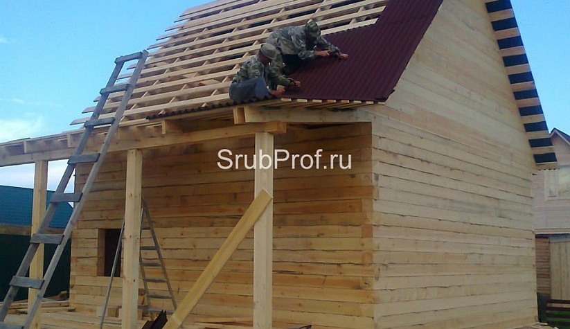Баня из бруса 6х6