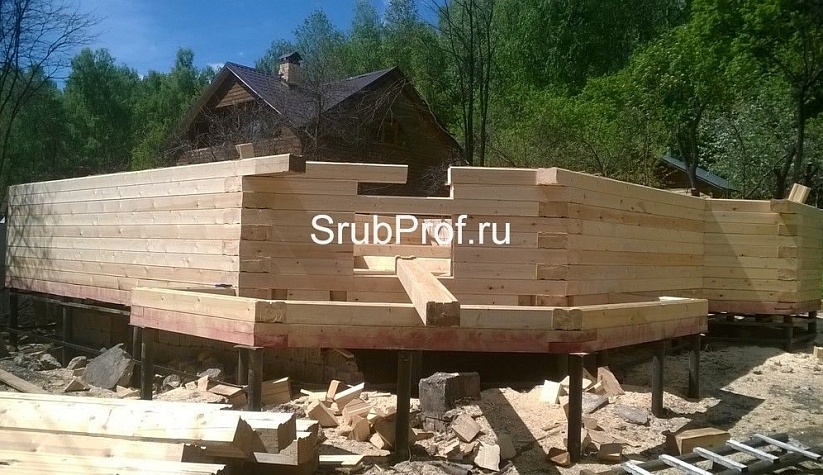 Дом из бруса 7х10 Рогово