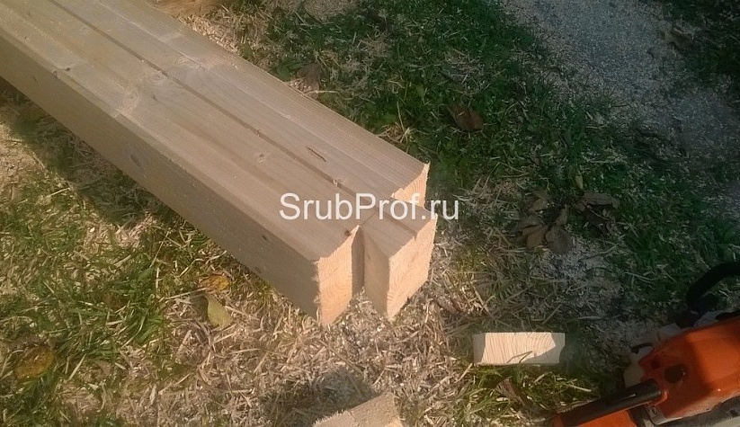 Одноэтажный дом из профилированного бруса 6х9